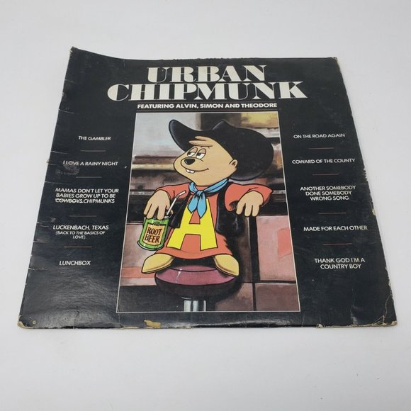 RARE 1981 The Chipmunks URBAN CHIPMUNK RCA Records 12" LP Vinyl Record VTG 80s - Picture 1 of 10